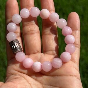 Chunky 10mm kunzite bracelet